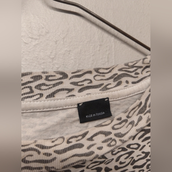 Plinko uniqueness rapture large leopard print T-shirt Women's Oversized Relaxed - Picture 9 of 9